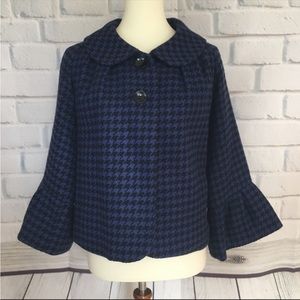 LIVE A LITTLE Houndstooth Blazer